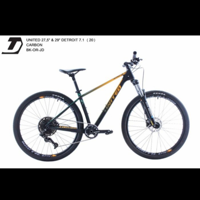 Sepeda Gunung United MTB 27.5" Detroit 7.10 Carbon