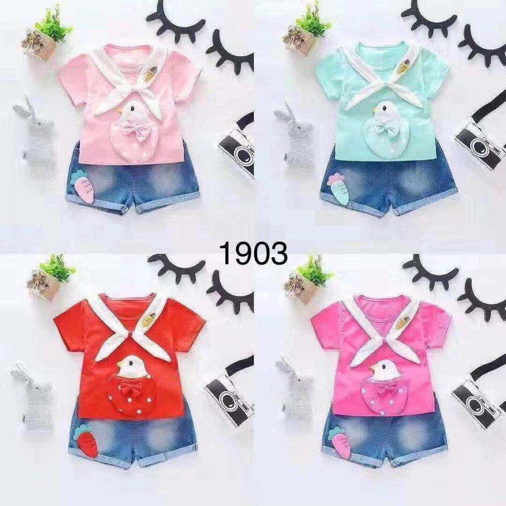 hb SET IMPORT BIRDS Bayi  Baju  Anak  Perempuan  Shopee  