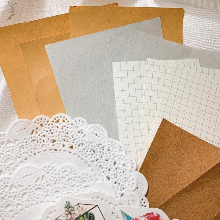 

[KODE PRODUK Y6WPA5367] Journal Kit Journaling Vintage Aesthetic Jurnal 40pcs