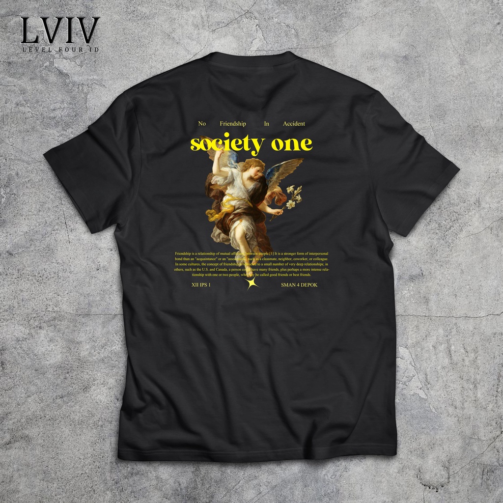 #37 Kaos Kelasan, Kaos Keluarga Aesthetic, Kaos Group atau Squad, Geng Aesthetic