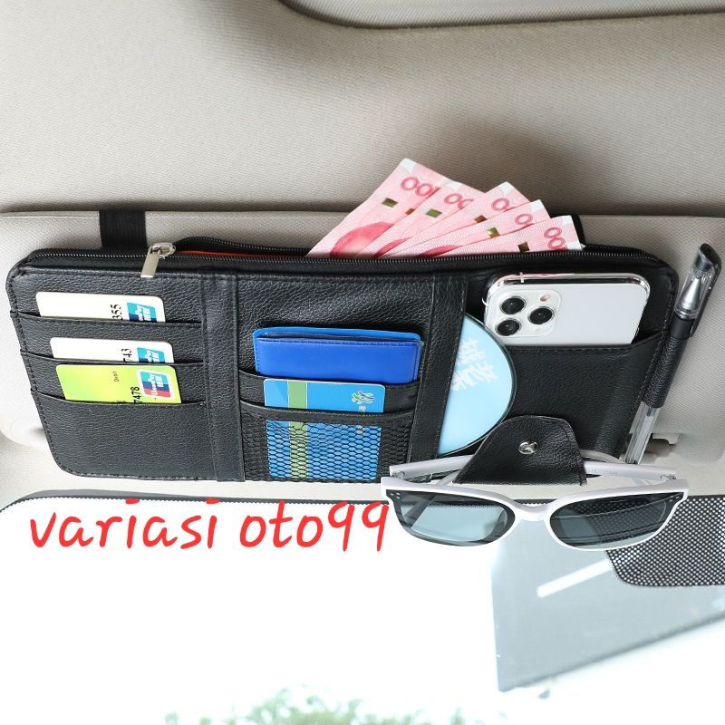 TEMPAT KARTU DOKUMEN UANG KARCIS KARTU E TOLL MOBIL CAR CARD ORGANIZER IMPOR PUNYA