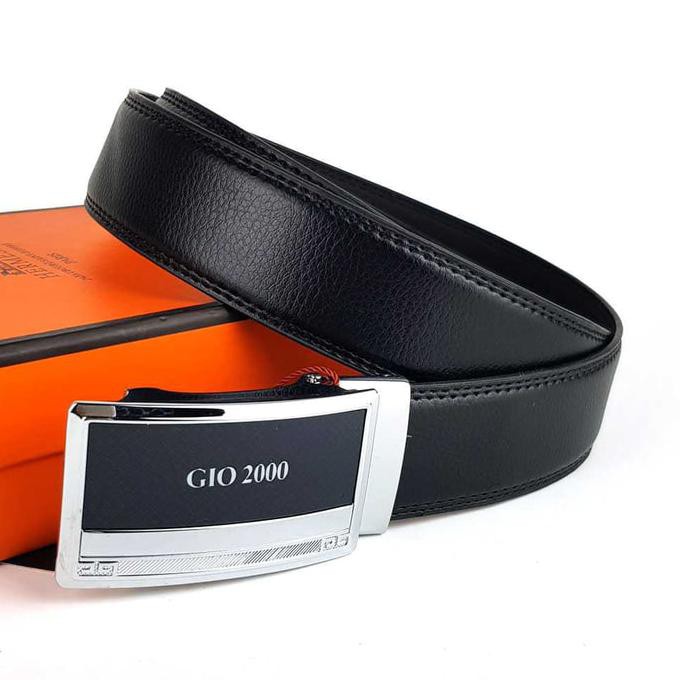 607J Sabuk - Gesper - Ikat Pinggang Pria - Kulit Asli Gio 2000 Rel 01 Promo Top
