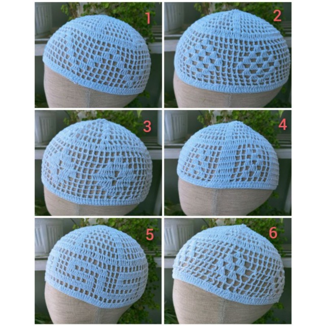 Peci rajut anak import saudi