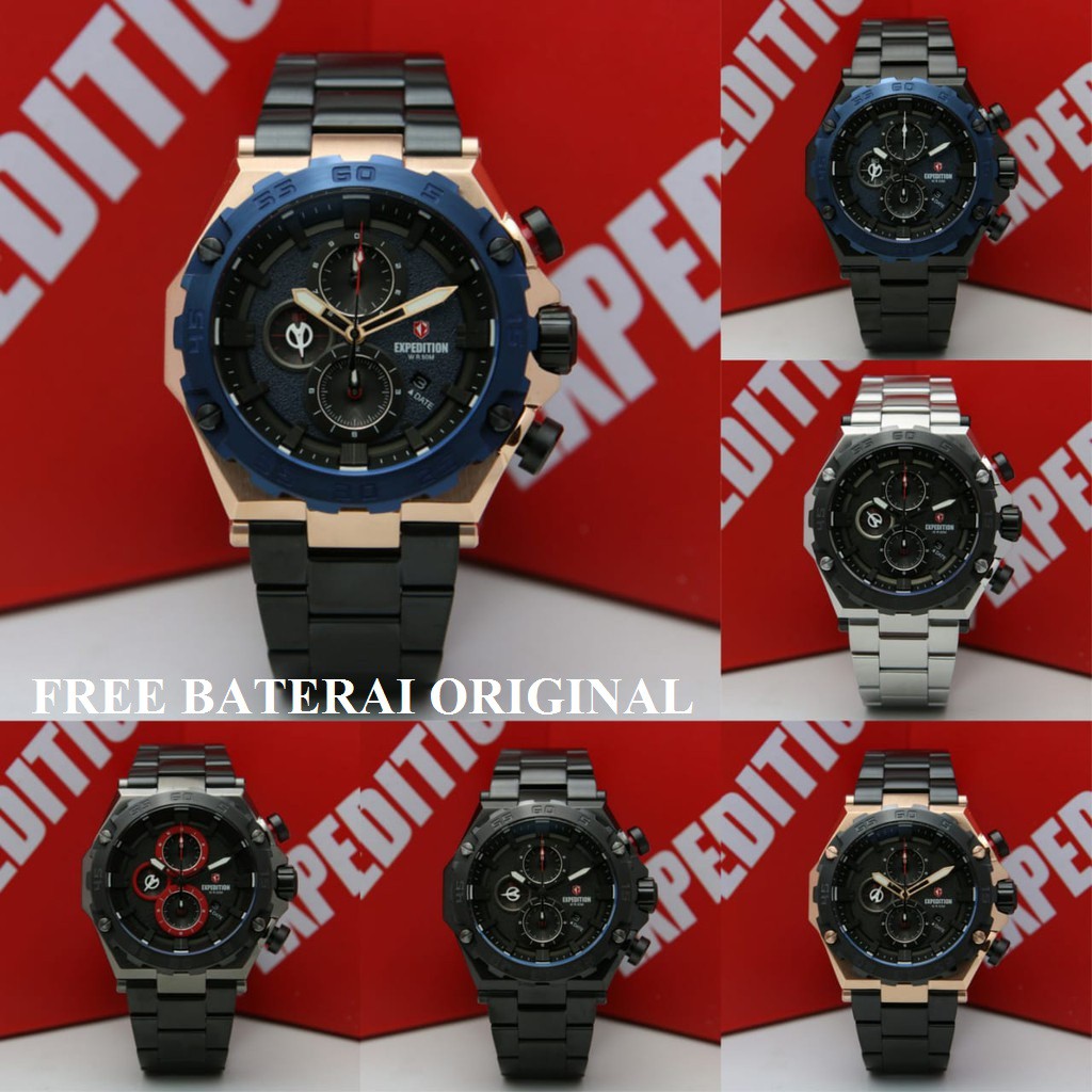 JAM TANGAN PRIA EXPEDITION E 6797 E6797 ORIGINAL GARANSI RESMI 1 TAHUN