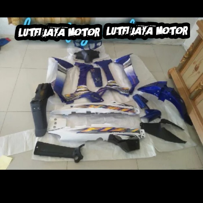 full set body F1zr kasar dan halus biru putih