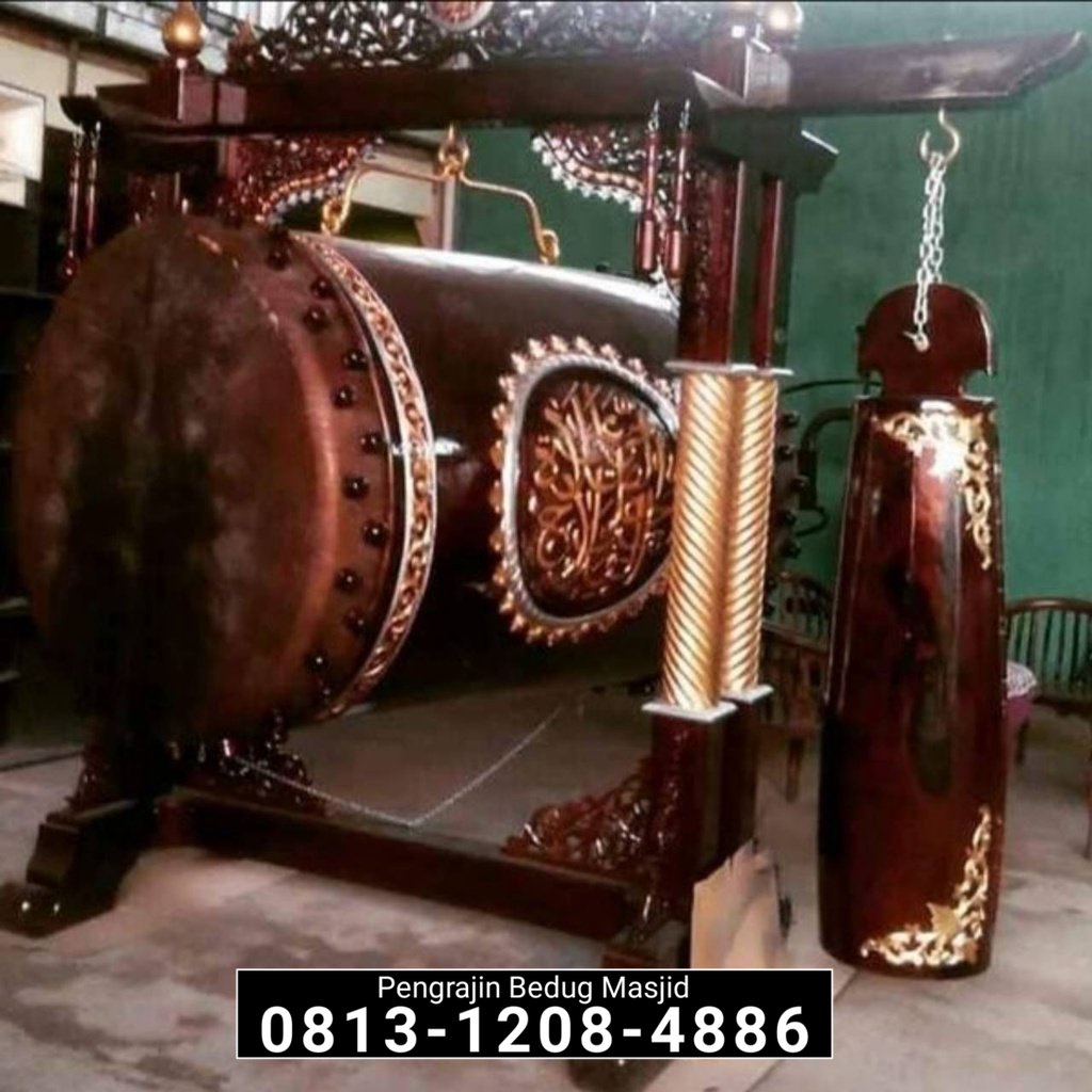 ( Bayar Setelah Besug Sampai Lokasi Anda ) Bedug Masjid Besar Beduk Masjid Kayu Jati Kulit Sapi Kuli