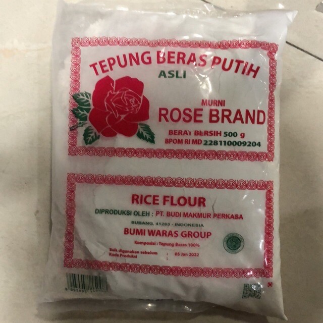 

Ketan-Beras-Tepung- Tepung Beras Rosebrand 500Gr -Tepung-Beras-Ketan.