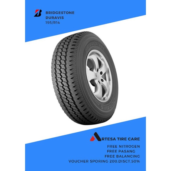 Ban/Bridgestone-195/R14/DURAVIS