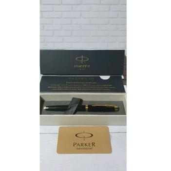

[KODE IF7U0] Pulpen Parker Original LQ Black GT Gratis Grafir Ukir Logo atau Nama Bukan Montblanc Dupont