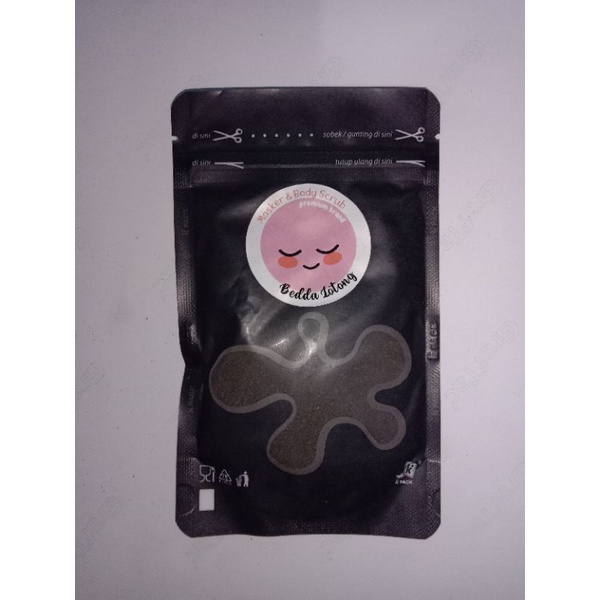 Bedda lotong kering (bubuk) 50gr / lulur bedak lotong original pemutih badan/ lulur rempah hitam