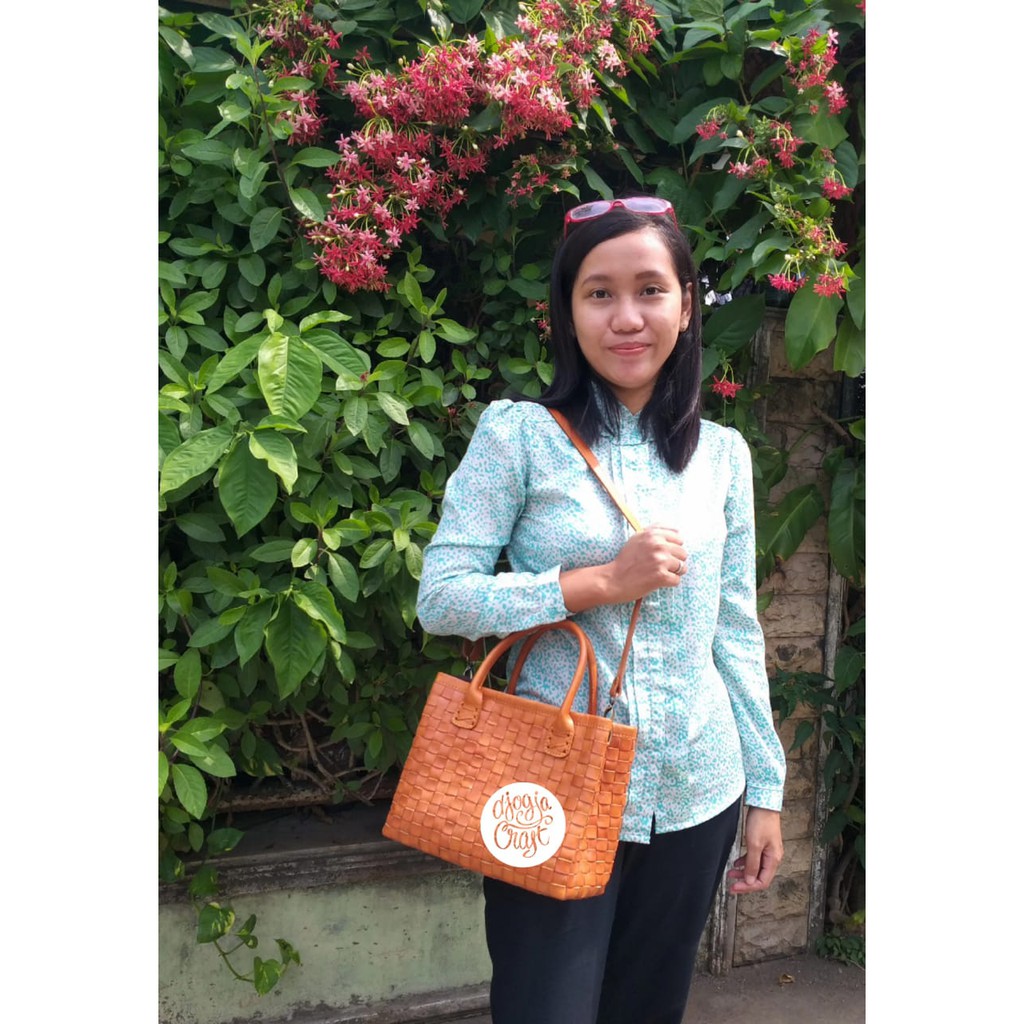 Tas Kulit WB Anyaman Mini