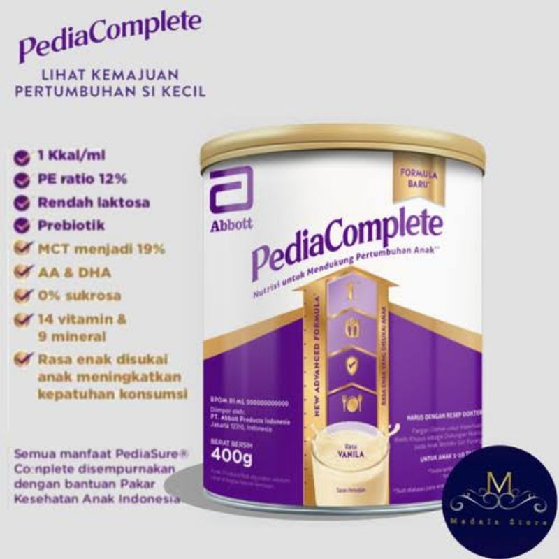 Pediasure Triplesure 850gr vanila &amp; Madu | Pediacomplete 850gr exp 2023/2024 | Penambah berat badan