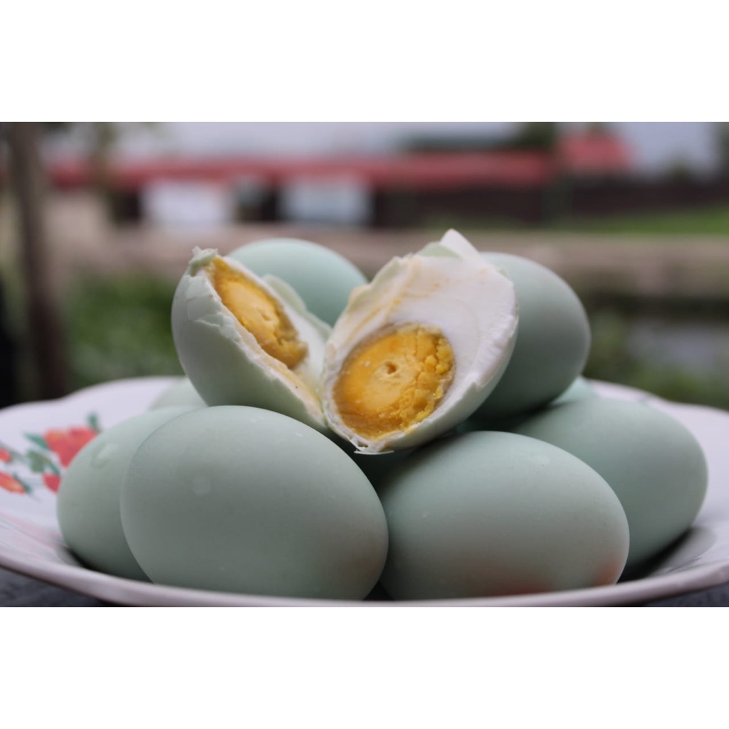 

10 PCS TELUR ASIN TELUR BEBEK TELUR MATANG BUKAN TELUR AYAM MURAH