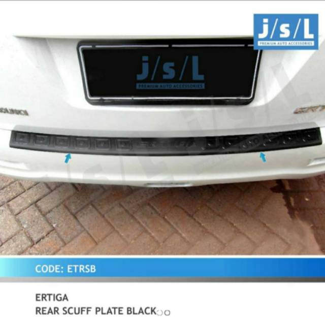 Sillplate belakang Ertiga lama hitam jsl