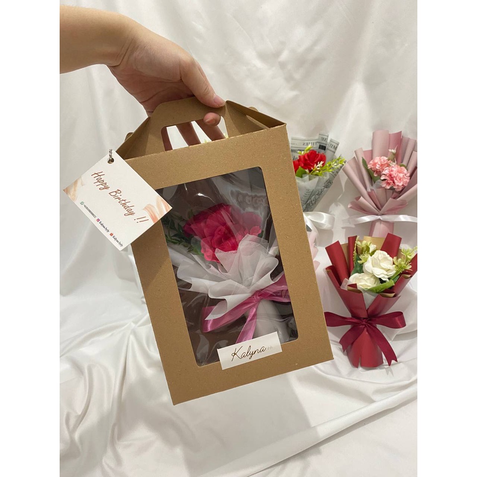 Flower box | Bloom box | buket bunga box | mini bouquet
