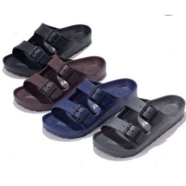 ANDO SANDAL SELOP SULTAN PRIA DEWASA HITAM COKELAT NAVY ABU