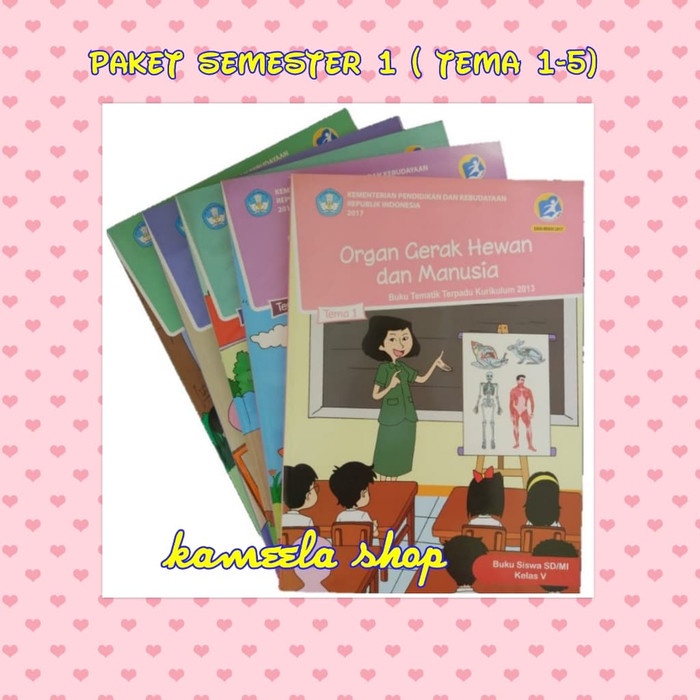

❤BISA COD❤ Paket Buku Tematik Kelas 5 SD K2013 revisi 2017 Kemendikbud
