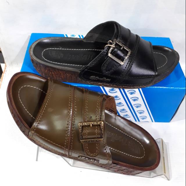 Sandal INDIAN original 445 pake gesper sandal pria kulit asli sandal apace