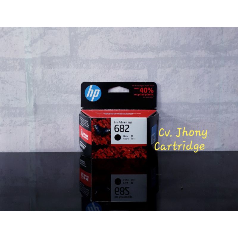 Tinta Cartridge Hp 682 Hitam Black dan warna tri colour