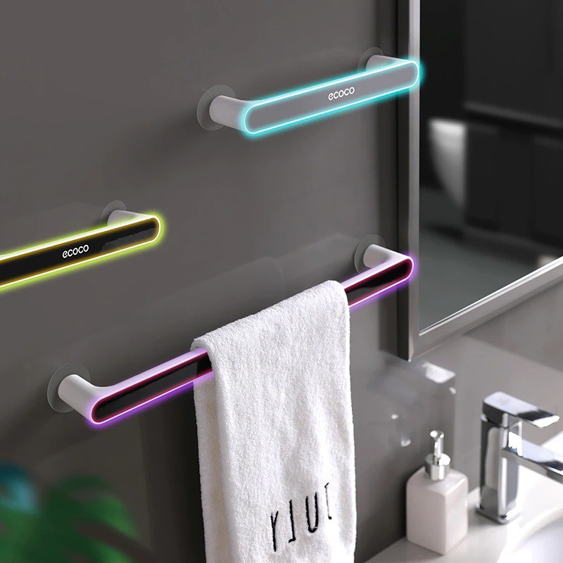 BISA COD Rak Gantungan Handuk Kamar Mandi Bahan Aluminium 46,5cm Bathroom Towel Holder Hook