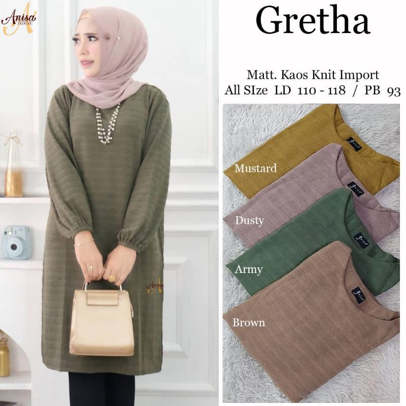 gretha by anisa /Fashion wanita /baju lebaran 2022