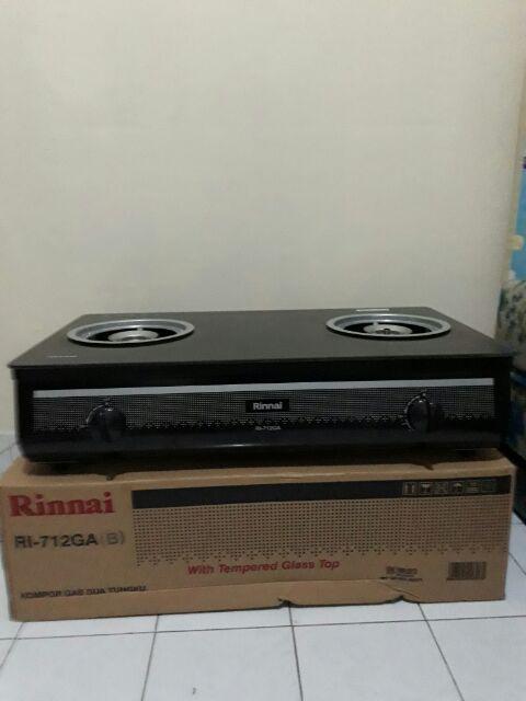Kompor Gas Rinnai Ri 712ga(b) Khusus Grab/gosend Ri 712 Ga Ri 712 Gab Kompor Gas Kaca