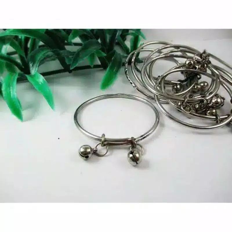 GELANG BAYI BAHAN MONEL GELANG BELL BERBUNYI