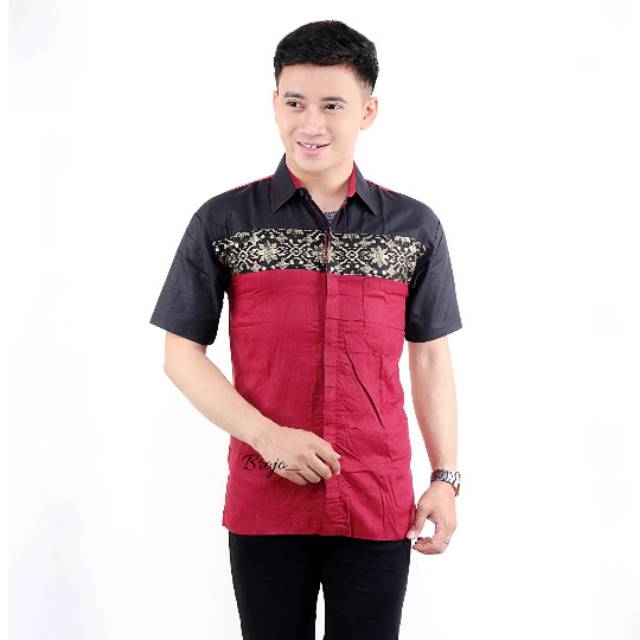 BAJU BATIK PRIA KOMBINASI PROMO
