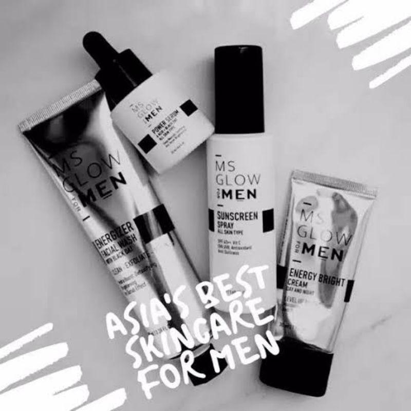 PAKET MS GLOW FOR MEN PAKET LENGKAP ORIGINAL