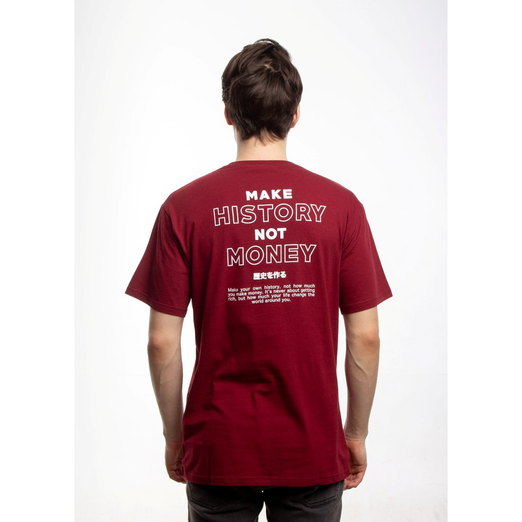 

Erigo T-Shirt Make Histori Maroon