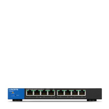 Linksys LGS308P-AP Switch 8 Port Business Smart Gigabit PoE+ Switch