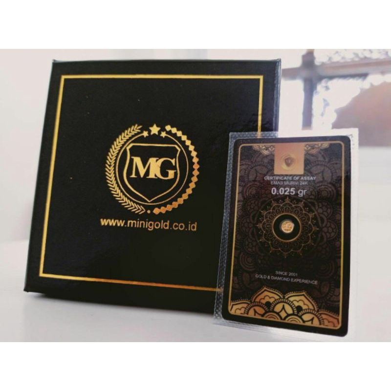 Emas Mini Gold 0,025 gr 24 Karat