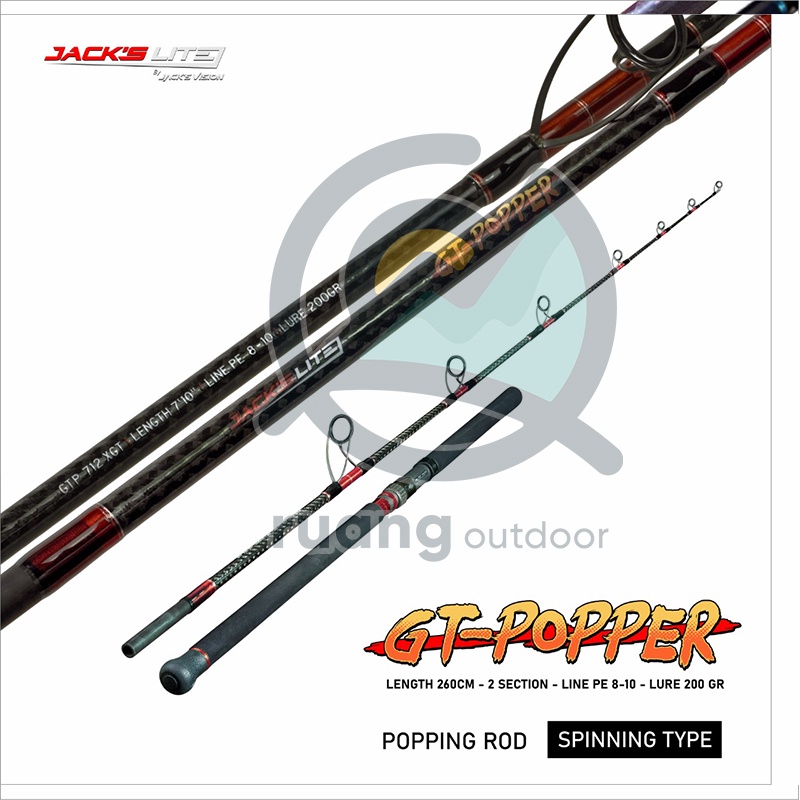 Joran Popping Pancing Rods GT Popper Mancing Premium