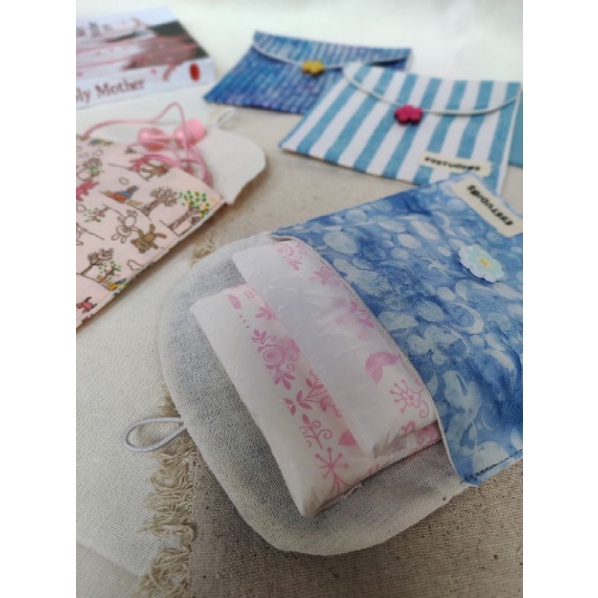 eystudios - Sanitary Pouch / Multipurpose Traveling Pouch / Kantong Serbaguna