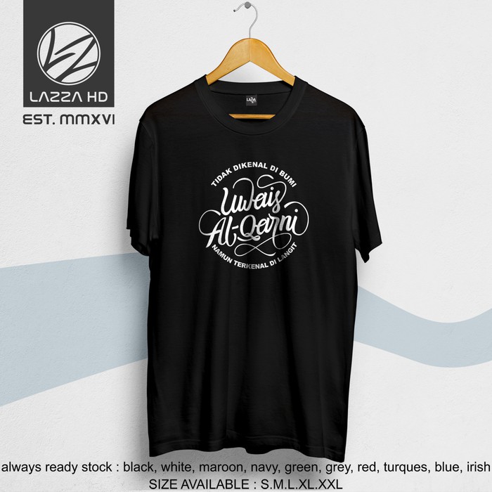 Kaos Tshirt Distro Dakwah Islan Uwais Al-Qarni Terlaris