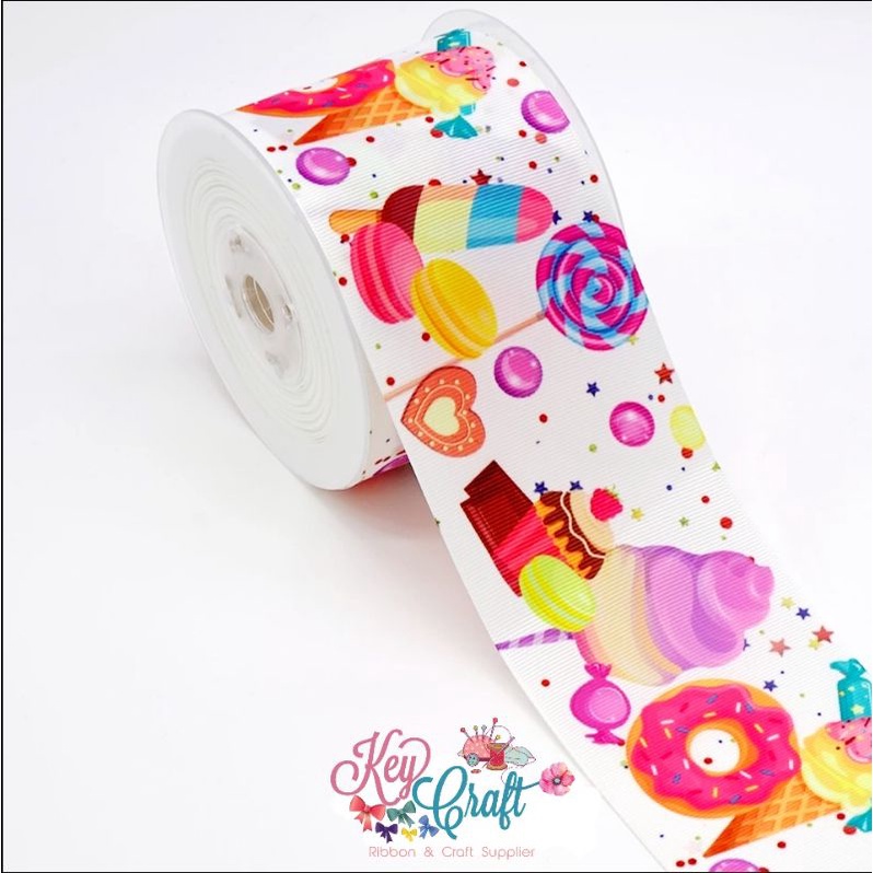 

Pita Grossgrain 1,5" (3,8cm) motif Foods