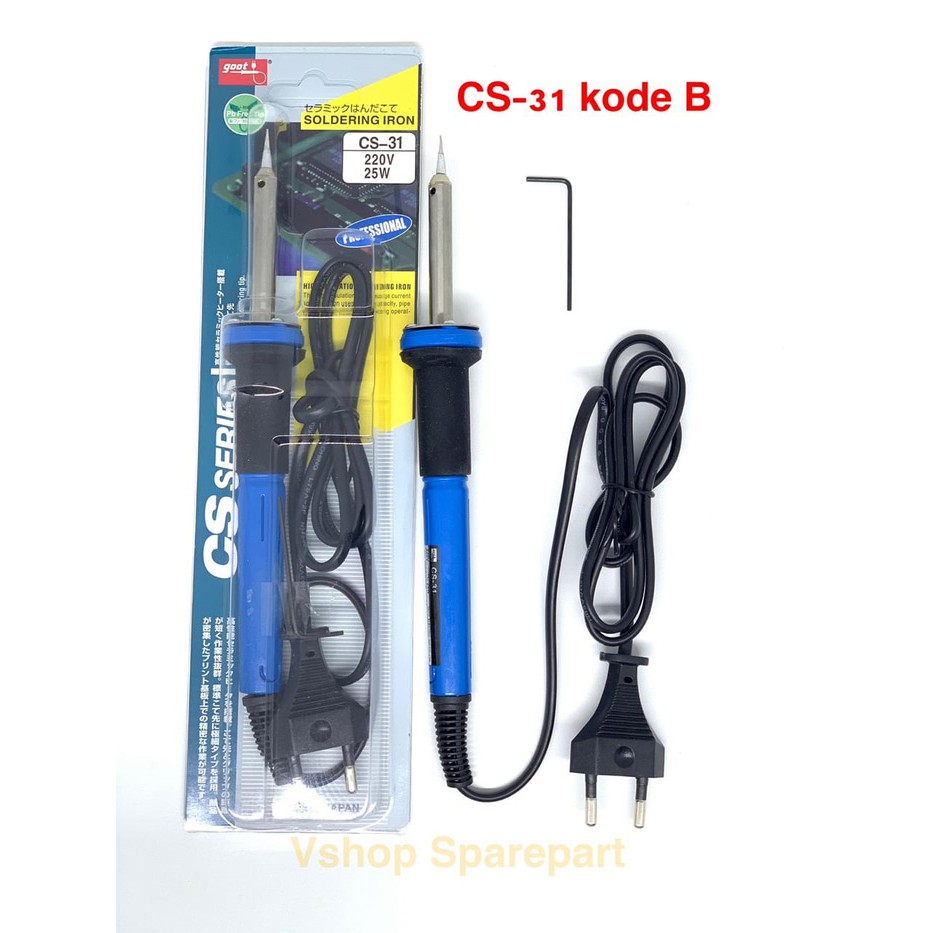 Solder Tangan Solder Goot CS-31 Kualitas Grade B 25w