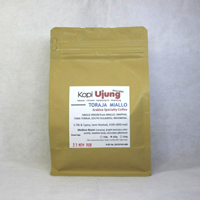

⭐ BISA COD ⭐ Kopi Ujung Arabica Toraja Miallo 250 gram