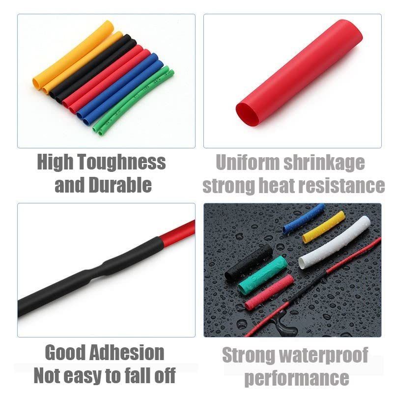 560PCS Heat Shrink Tube/Isolasi Bakar Kabel/Selang Bakar Kabel Warna Warni/Heat Shrink Tubing Kit