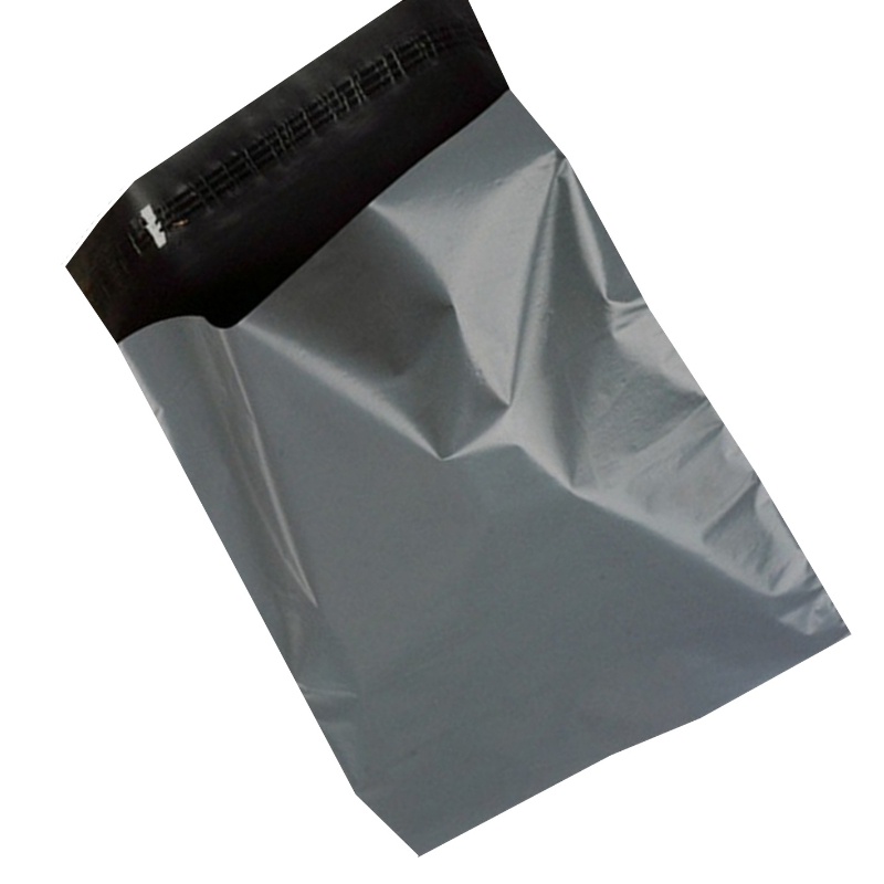 JAKARTAWHOLESALE [COD] ISI 100PCS PLASTIK POLYMAILER PLASTIC PACKING ONLINE GRAY 35x50Cm