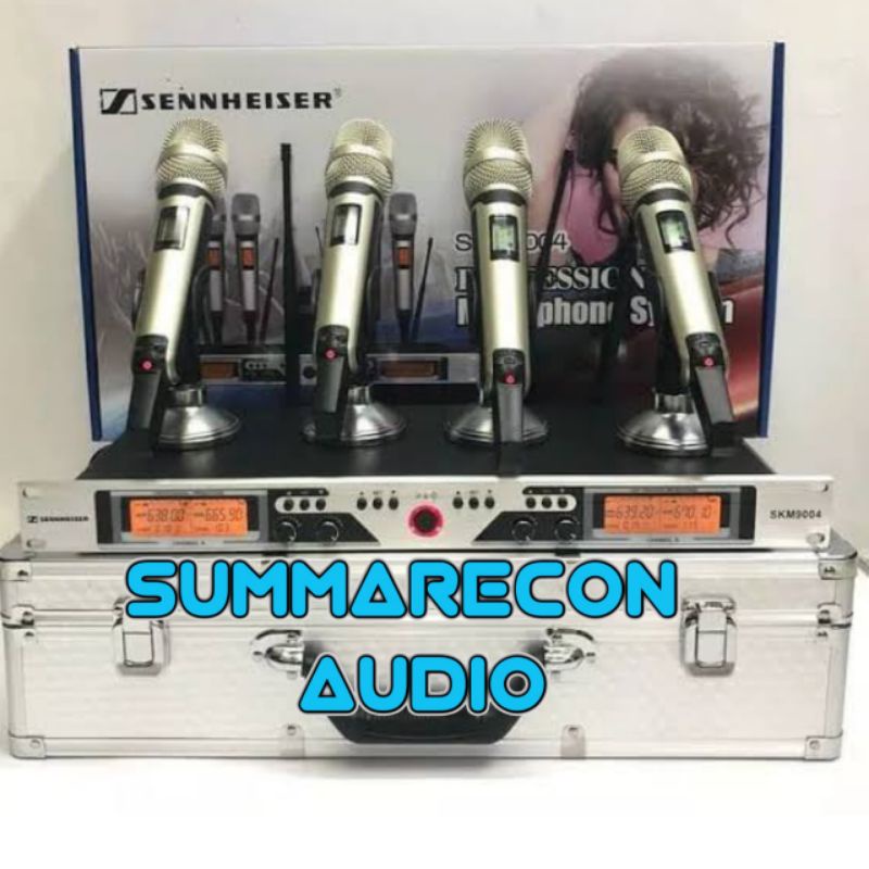 MIC WIRELESS SENNHEISER SKM 9004 PLUS HARDCASE 4 MIC HANDLE