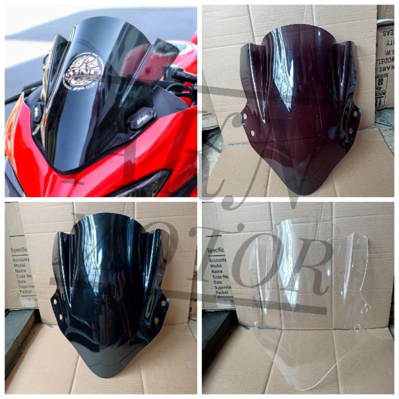 windshield visor jenong 3mili Kawasaki ninja 250 fi 2018 keatas pnp