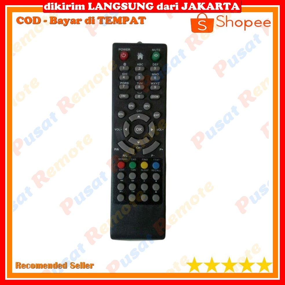 Remot Remote Untuk Receiver Parabola MATRIX SINEMA LGSAT BURGER S1 LG Sat Bigbang PHILSAT Neymar COD