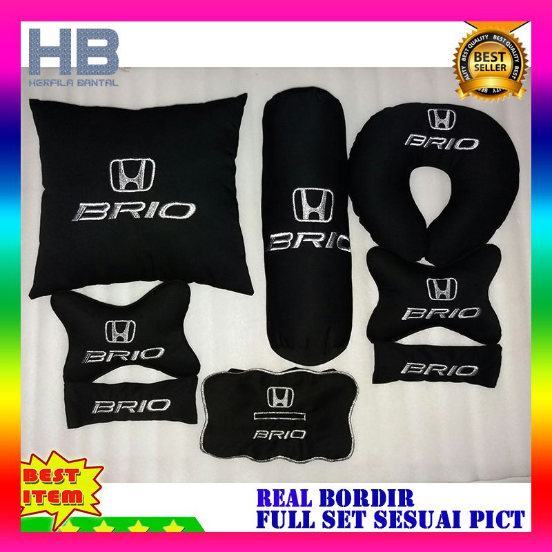 aksesoris mobil Brio Bantal Mobil Honda Brio full set