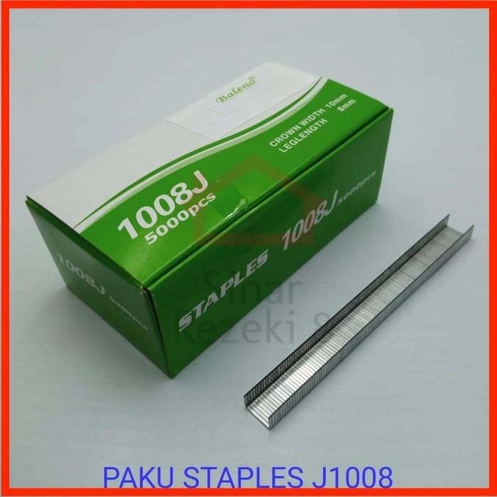 

Isi Staples J1008 Baleno / Peluru Stapler J-1008 Mata Staples U 8 mm Kualitas Terjamin