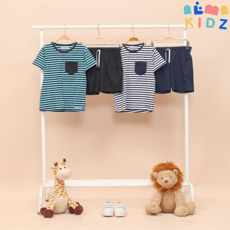 SET STRIPES UNISEX (1-8 TAHUN)