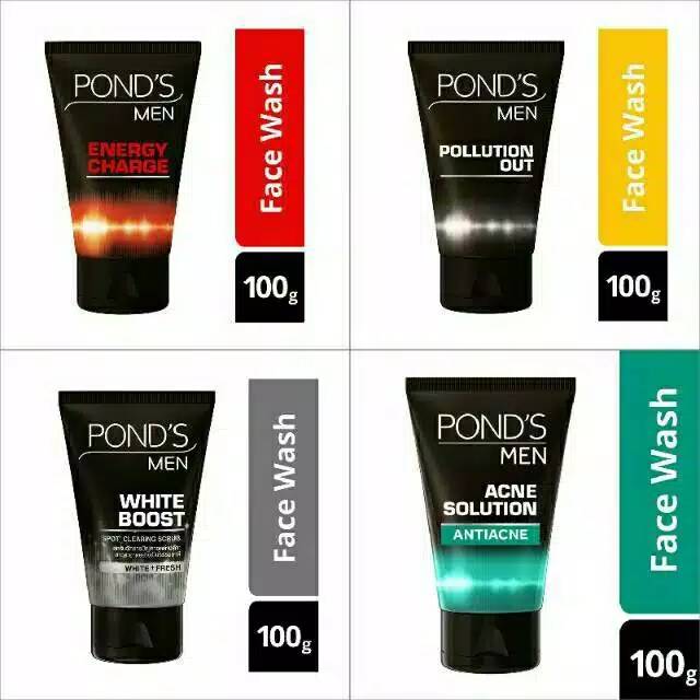 PROMOSI PONDS MEN 100gr PEMBERSIH WAJAH PRIA FACIAL FOAM KOSMETIK DISKON MURAH UNILEVER