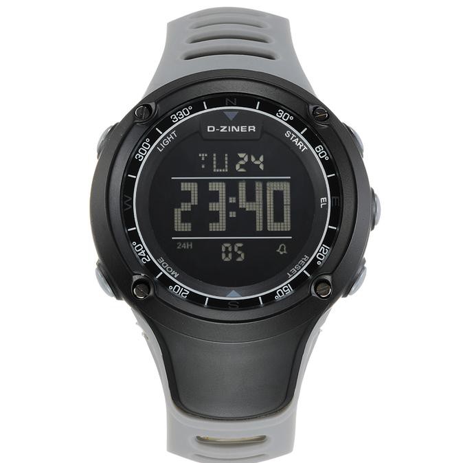promo | diskon | sale JAM TANGAN ORIGINAL D-ZINER DZ-8182 DIGITAL ANTI AIR TALI ABU-ABU terbaik |