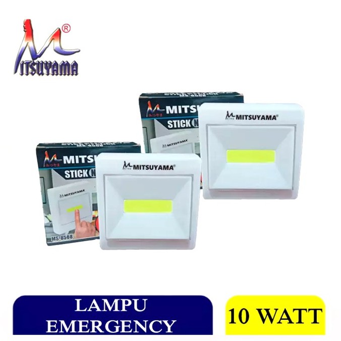Lampu Emergency LED 10 Watt Mitsuyama Stick N Klik