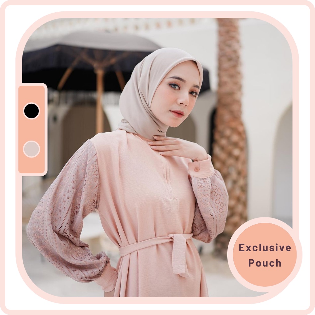 Zafina Set All Size - Tiara Daily Outfit Muslimah Set Dress